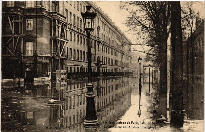 CPA PARIS Le Ministere des Affaires Etrangeres INONDATIONS 1910 (605582)