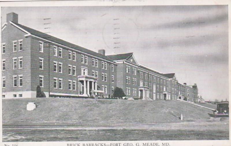 Maryland Fort George G Mead Brick Barracks 1943