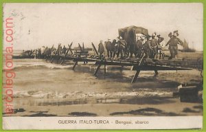 af6575 - LIBYA - VINTAGE POSTCARD - Benghazi - Italo - Turkish War - 1912-