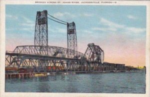 Florida Jacksonville Bridges Across The St Johns River