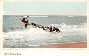 Long Beach California Embarking Through The Surf Scene, Undivided Back PC U8787