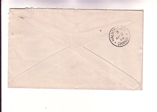 1900 Cover, Nelson General Merchants Wallace Nova Scotia, Canada Advertising