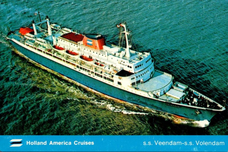 Ships Holland America Cruises S S Veendam & S S Volendam