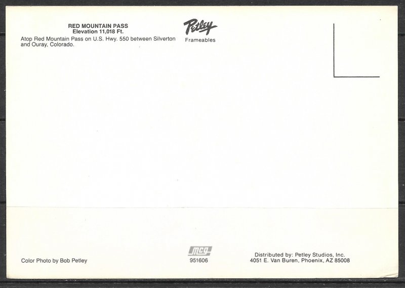 Colorado - Red Mountain Pass - [CO-146X]