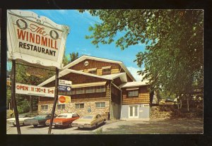 Laconia, New Hampshire/NH Postcard, Windmill Restaurant, Weirs Boulevard, 197...