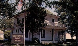 Home of D.D. Eisenhower - Abilene, Kansas KS