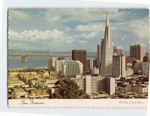 Postcard Downtown San Francisco viewed from Russian Hill, San Francisco, C. A.