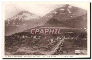 Old Postcard Picturesque Cantal Mountains Of Cantal Puy Mary Bag Pie