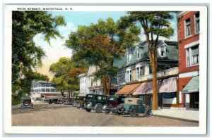 1956 Main Street Exterior Building Whitefield New Hampshire NH Vintage Postcard