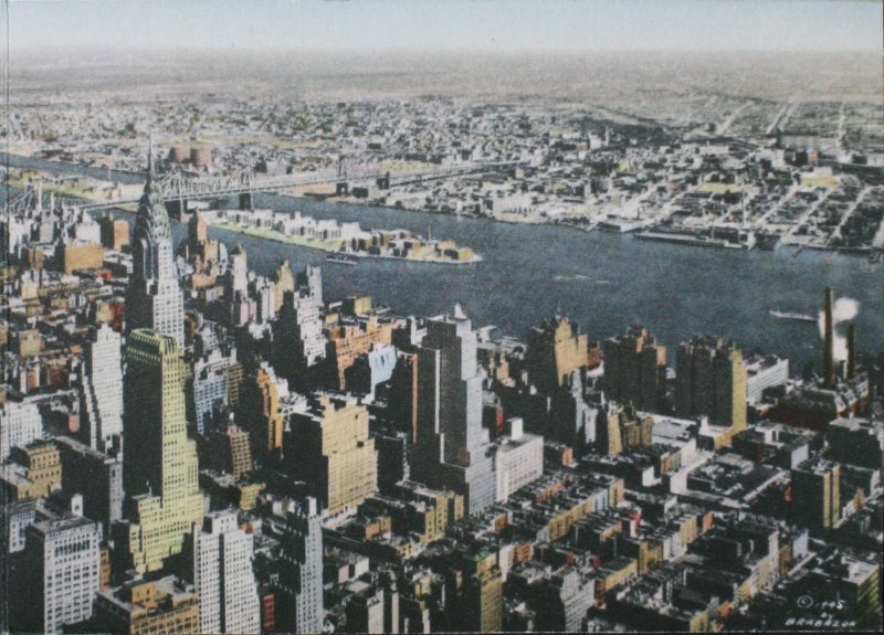 Panoramic view from Empire State Building