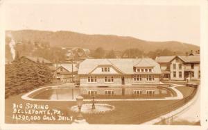 Bellefonte Pennsylvania Big Spring Real Photo Antique Postcard J58106