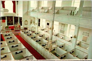 Massachusetts Boston Old North Church Looking Toward The Sanctuary