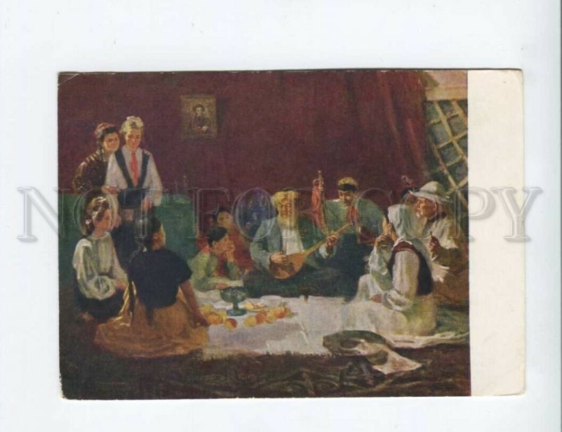 3141215 Kazakh Kyrgyz Pioneers & Akyn by STEPANOV musicians Old