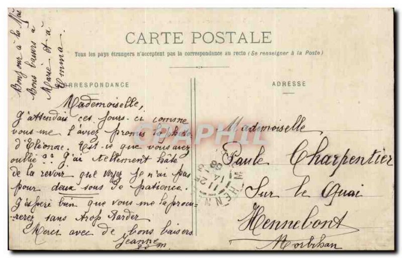 Vannes - La Prefecture - Old Postcard