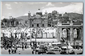 Mexico City Mexico Postcard Villa De Guadalupe c1950's Vintage RPPC Photo