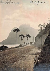 RIO de JANEIRO BRAZIL~Na Avenida Niemayer~1920s PHOTO POSTCARD