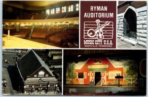 Postcard - Ryman Auditorium - Nashville, Tennessee