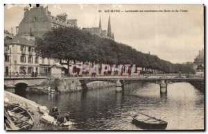 Postcard Old Washing Machine Quimper at the confluence of Steir and Odet I La...