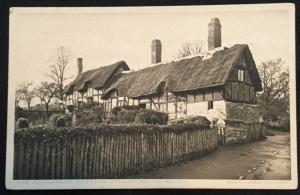 Picture Postcard Unused J. J. Ward Ann Hathaways Cottage England LB