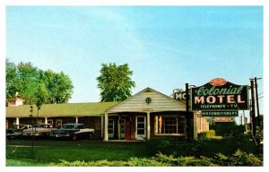 Postcard MOTEL SCENE Springfield Illinois IL AP1456