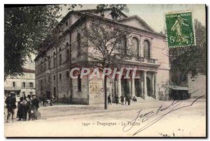 Old Postcard The Theater Draguignan