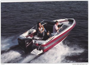 Boat ad, Maxum boat company, Washington, USA, 50-70s ; Model, Maxum 1700/XB