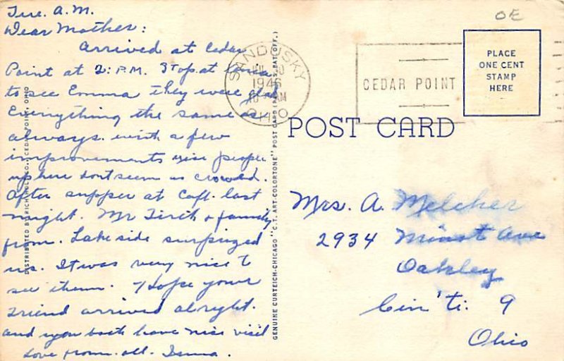 Cedar Point-On-Lake Erie Cedar Point , Ohio OH