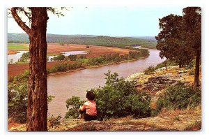 Kaysinger Bluffs Osage River Warsaw Missouri Postcard