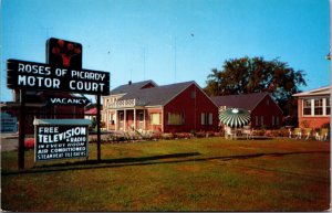 PC Roses of Picardy Motor Court U.S. Highway 1 and 301 in Petersburg, Virginia