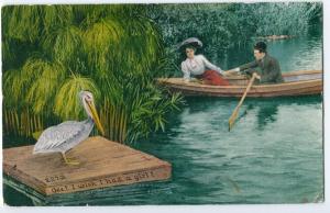 Vintage Couple Comic Postcard Edward Mitchell 1911