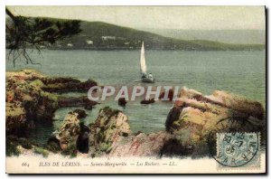 Old Postcard Lerins Islands Sainte Marguerite The Rocks