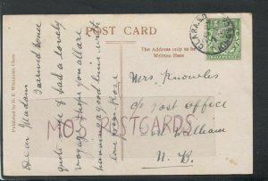 Family History Postcard - Knowles - c/o Post Office, Fort William, N.B - RF4527