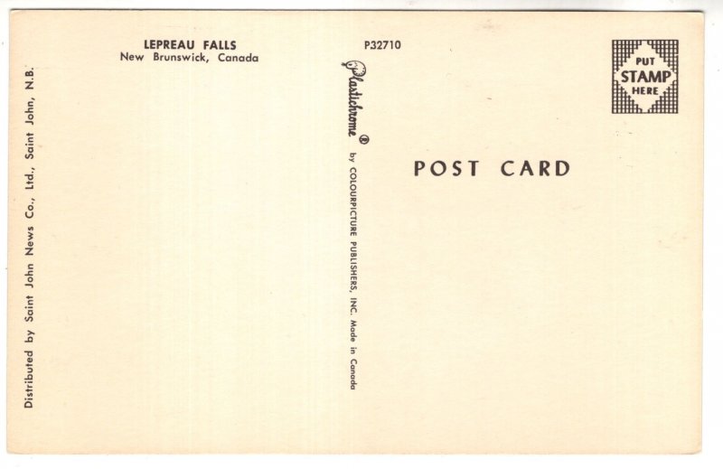 Lepreau Falls, New Brunswick,