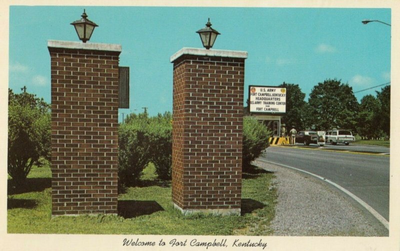 FORT CAMPBELL , Kentucky, 1950-60s ; Entrance