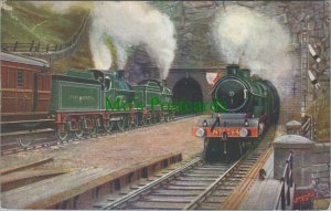 Railways Postcard - G.C.R Manchester - Sheffield Express Train, Woodhead RS27760