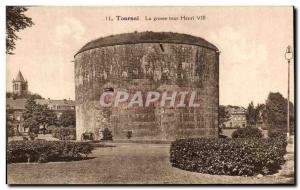 Old Postcard Tournai The Big Tower Henry VIII