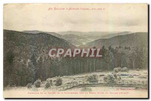 CARTE At Old Post Ballon d'Alsace Panorama of the valley of the Tasty took th...