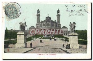 Old Postcard Paris Trocadero