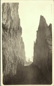 RPPC Possibly Tollgate Belt Mountains Montana Real Photo Postcard