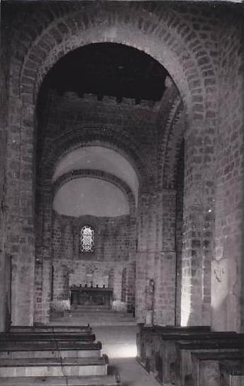 France Domfront Notre Dame sous l'Eau Interieur Real Photo