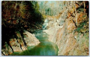 Postcard - Lacy Water Falls - Natural Bridge, Virginia