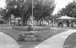 Cook 1950s Hebron Nebraska Roosevelt Park RPPC Photo Postcard 20-1926