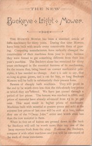 Buckeye Mowers - Aultman, Miller & Co. Akron, OH - Victorian Trade Card - Elk