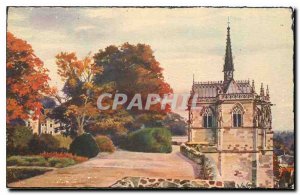 CARTE Post Old La Douce France Chateaux of the Loire Chateau Amboise La Chape...