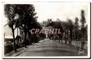 Auvergne Old Postcard Saint Flour City Road Massiac