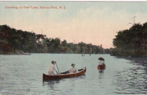 Canoeing On Deal Lake Asbury Park New Jersey 1911