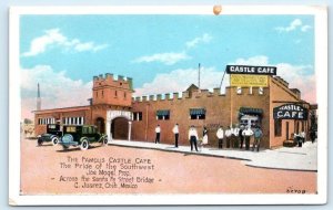 JUAREZ, MEXICO ~ Prohibition Era CASTLE CAFE Joe Mogel c1920s-30s Postcard