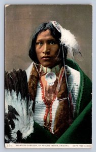 J96/ Native American Indian Postcard c1910 Apache Montera Cabezon 101