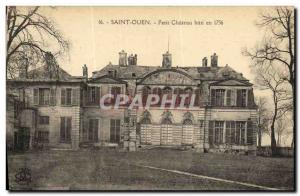 Postcard Old Saint Ouen Petit Chateau Bati in 1756