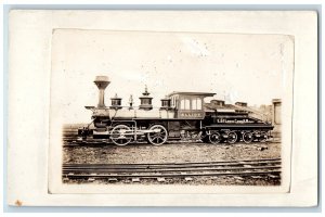 c1930s Elliot Brooks Locomotive #1 East St. Louis Conn. R.W. RPPC Photo Postcard